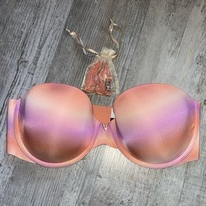 Victoria's Secret Ombre Colored bling Demi Bra Multi Way Size 36D